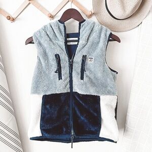 Surfside Supple Fuzzy Colorblock Vest